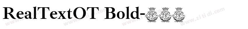 RealTextOT Bold字体转换